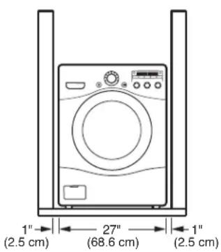 LG WM2150HS - CLEARANCES - 2