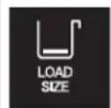 LG WM2150HS - The LOAD SIZE display: - 1