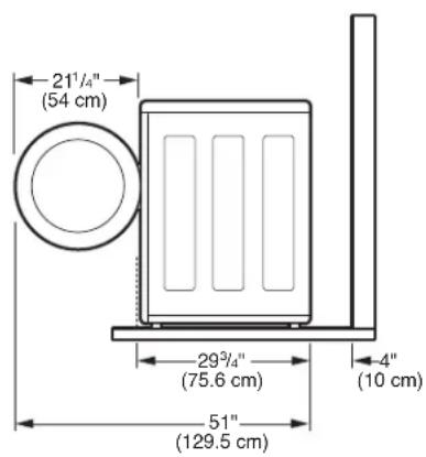 LG WM2150HS - CLEARANCES - 1