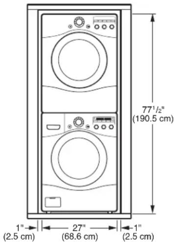 LG WM2150HS - INSTALLATIONS WITH OPTIONAL PEDESTAL BASE OR STACKING kIT - 2