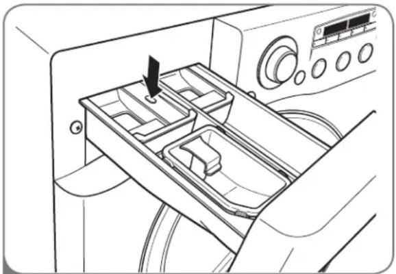 LG WM2150HS - Cleaning the Dispenser - 1