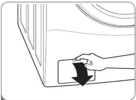 LG WM2150HS - Nettoyer le filtrde la pompe de vidange - 1