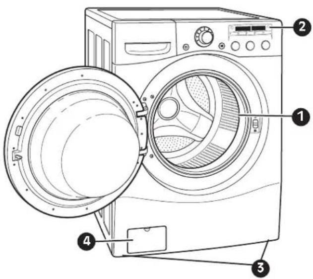 LG WM2150HS - DRAIN ACCESS PANEL - 1