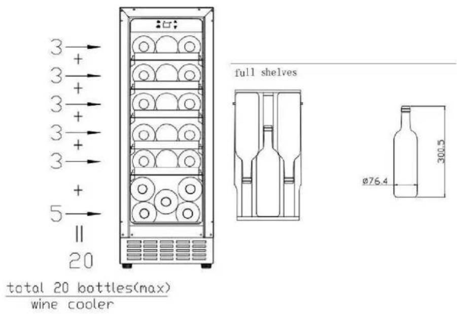 HOOVER HWCB 151 - Schemat przechowywania - 1