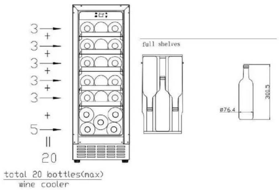 HOOVER HWCB 151 - Diagrama de almacenamiento - 1