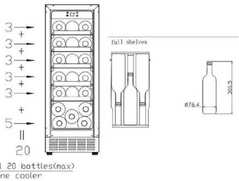 HOOVER HWCB 301 - Diagrama de almacenamento - 1