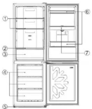 HOOVER HFRIDGE 500 MAXI HMNV 7184 DXTN - No Descrizione - 1