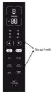 HOOVER HFRIDGE 500 MAXI HMNV 7184 DXTN - TOP FEAUTRED VERTICAL DISPLAY (Only on some models) - 2