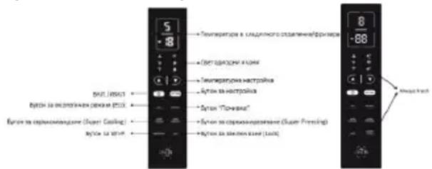 HOOVER HFRIDGE 500 MAXI HMNV 7184 DXTN - NAMET NPN CNPNAHE HA 3AXPAHBAHETO: - 1