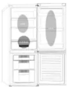 HOOVER HFRIDGE 500 MAXI HMNV 7184 DXTN - Where to store your foods in the fridge - 1