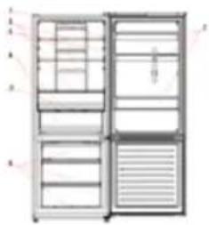 HOOVER HFRIDGE 500 MAXI HMNV 7184 DXTN - No Descrizione - 5