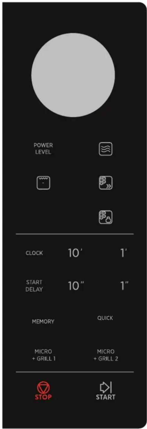 HOOVER CHEFVOLUTION HMG25STB - - POWER LEVEL (Potência) - 2