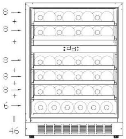 HOOVER HWCB 60D1 - Diagrama de almacenamiento - 1
