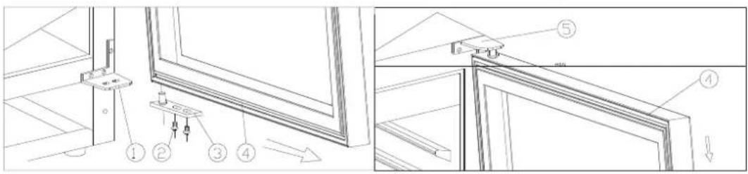 HOOVER HWCB 60D1 - Type B (for slim stainless steel door) - 1