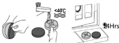 HOOVER Velocity Evo VE01 011 - REINIGEN DES ABLUFTFILTERS - 7