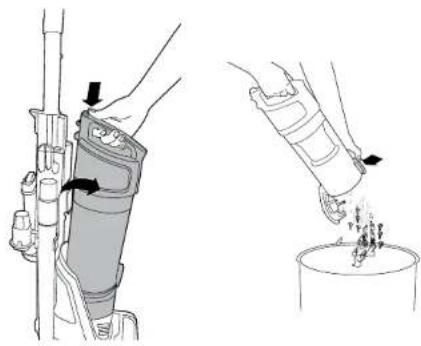HOOVER Velocity Evo VE01 011 - EMPTYING THE BIN - 2
