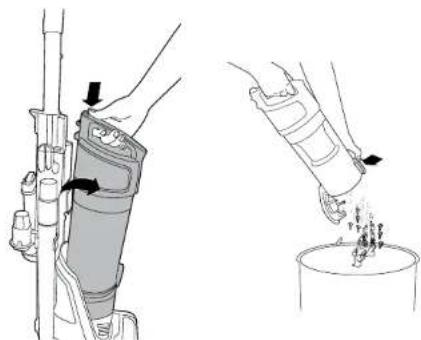 HOOVER Velocity Evo VE01 011 - VACIADO DEL RECOLECTOR - 2