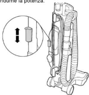 HOOVER Velocity Evo VE01 011 - REGOLAZIONE DELL'ASPIRAZIONE - 1