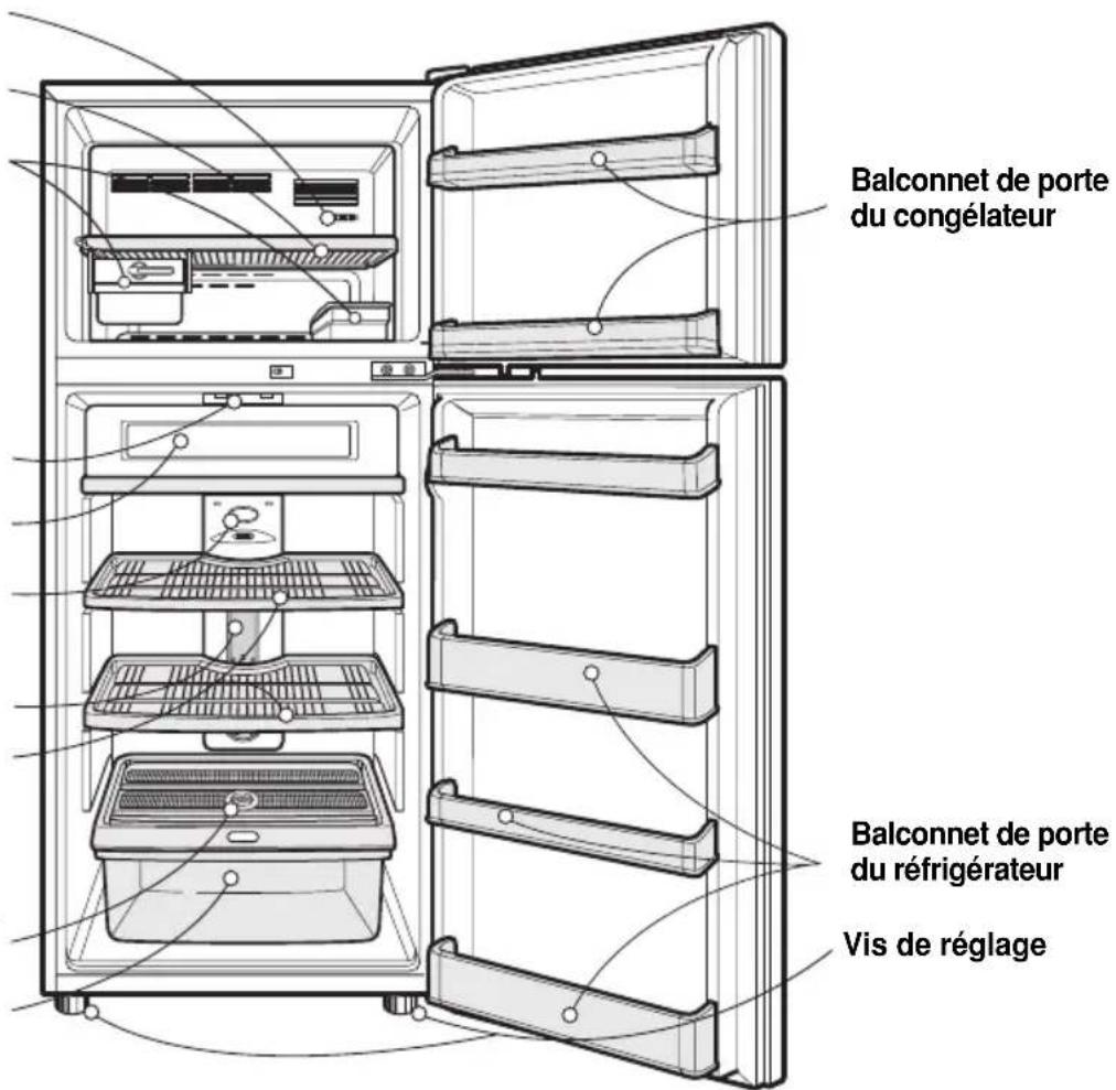 LG GNM392YVQ - COMPARTIMENT REFRIGERATEUR - 1