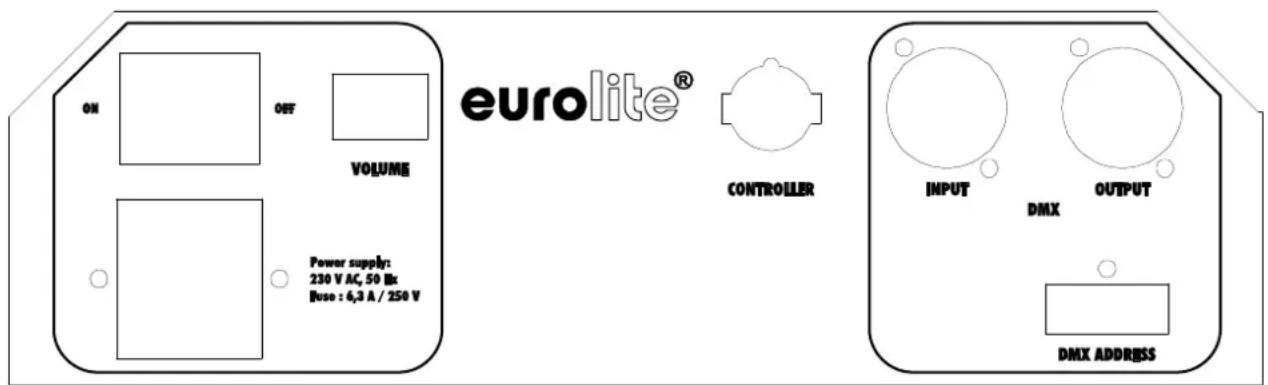 Eurolite Snow 6001 - Descripción de las partes - 1