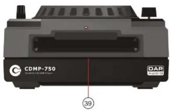 DAP-Audio CORE CDMP750 - Partie supérieure - 2