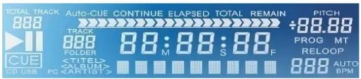 DAP-Audio CORE CDMP750 - Écran LCD - 1