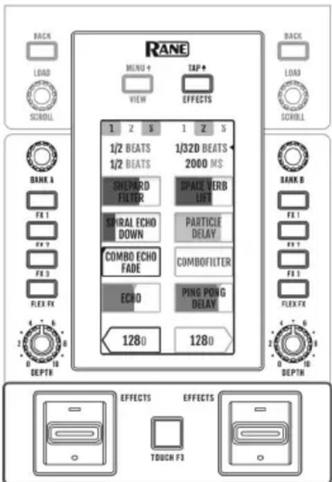 Rane SeventyTwo MKII - Peraggiungere eutilizzareglieffetti: - 1