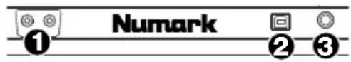 NUMARK Mixtrack Pro FX - Pannello posteriore - 1