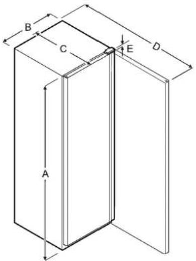 LIEBHERR MRFvd 5501 - Dimensions de l'appareil - 1