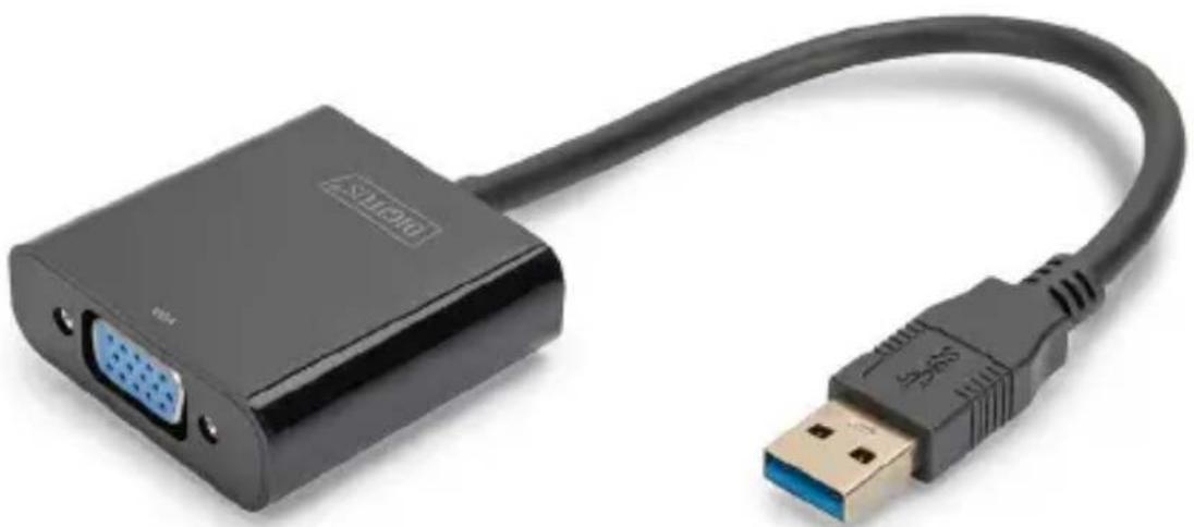 Digitus DA70840 - Adaptateur graphique USB-A 3.2 Gen 1 vers VGA - 1