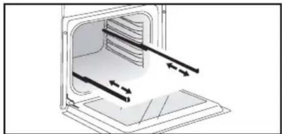 DE DIETRICH DOP8574X - INSTALLATION ET DEMONTAGE DES RAILS COULISSANTS - 1