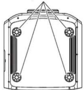 JVC DLANX7 - Régler l'angle d'élévation du projecteur - 3