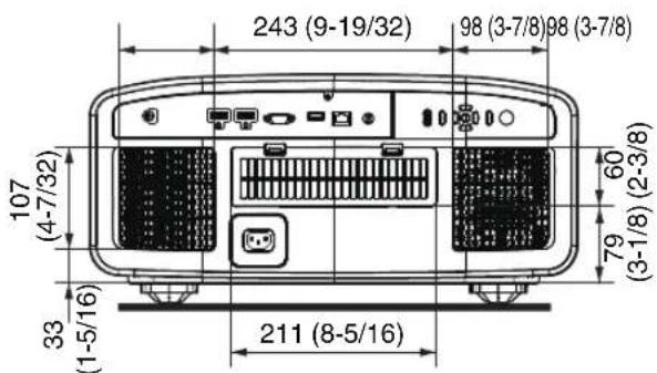 JVC DLANX7 - Dimensions - 4