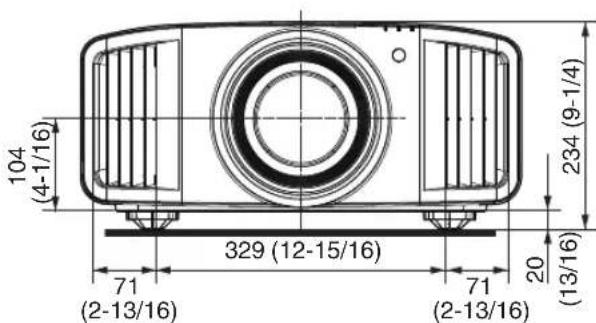 JVC DLANX7 - Dimensions - 3