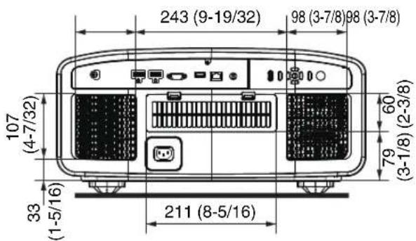 JVC DLANX7 - Face arrière - 1