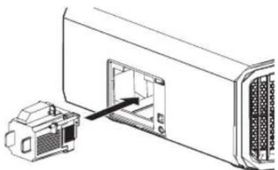 JVC DLANX7 - Installez le nouveau module de la lampe - 1