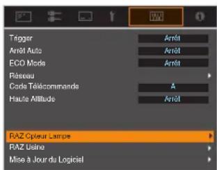 JVC DLANX7 - Réinitialiser le temps d'utilisation de la lampe - 1
