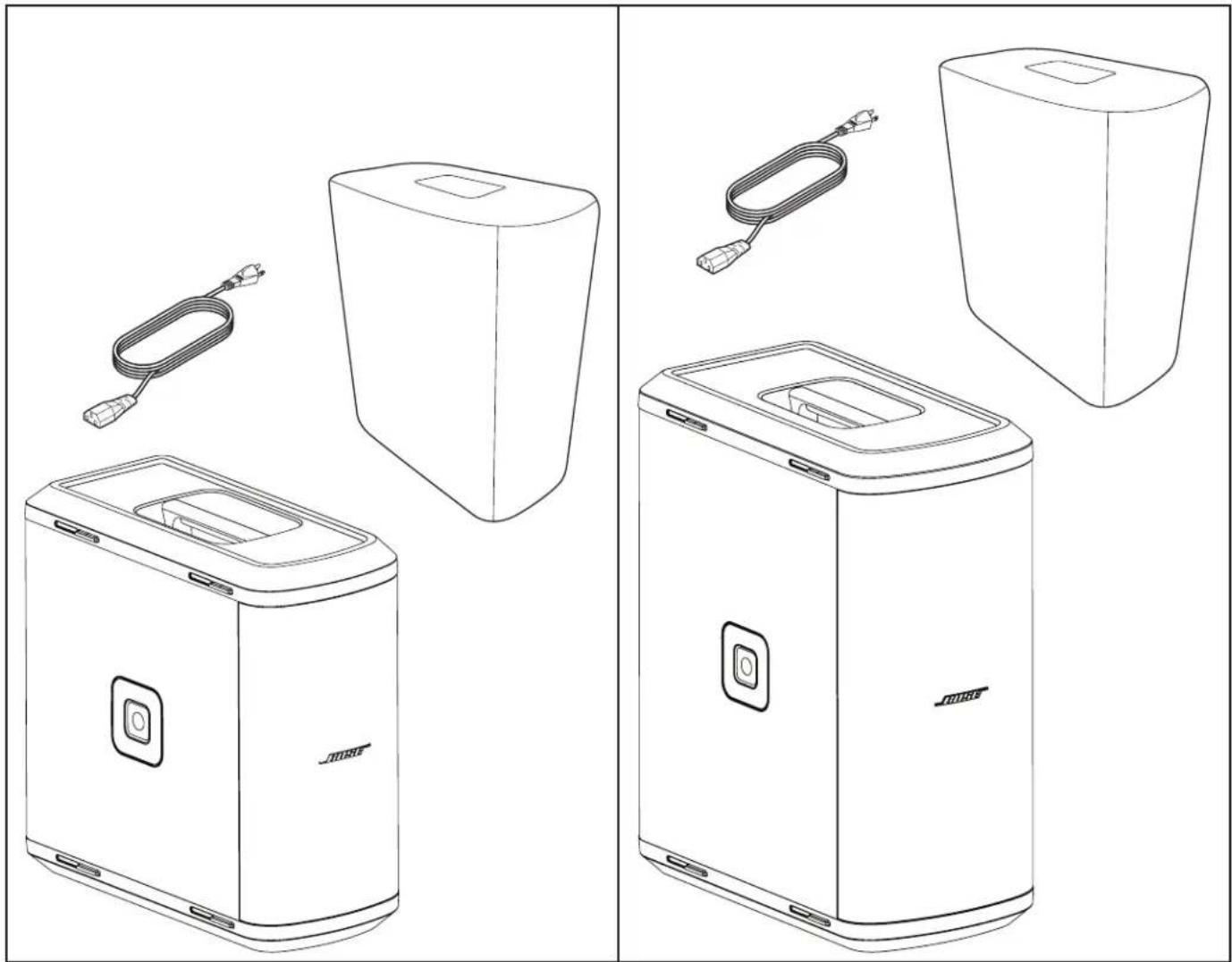BOSE Sub2 - Contenido de la caja - 1