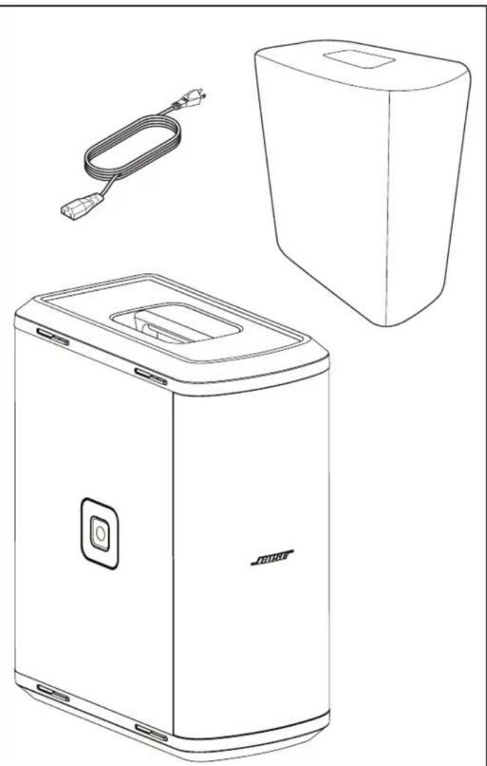 BOSE Sub1 - Contenido de la caja - 2