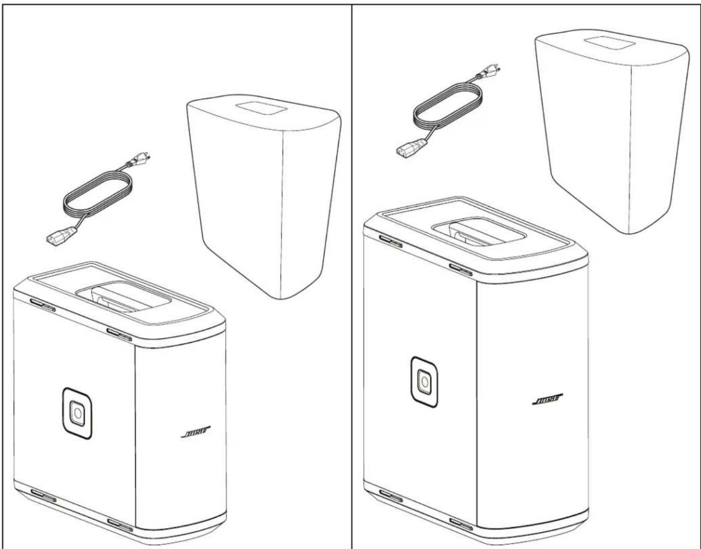 BOSE Sub1 - Innhold i pakken - 1