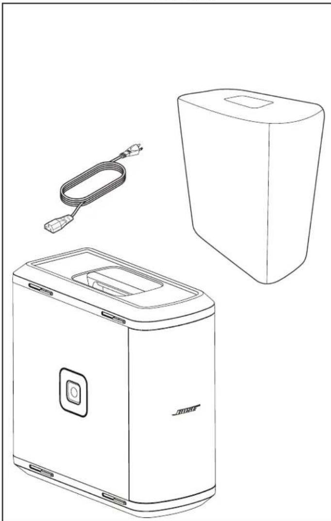 BOSE Sub1 - Acsomag tartalma - 1