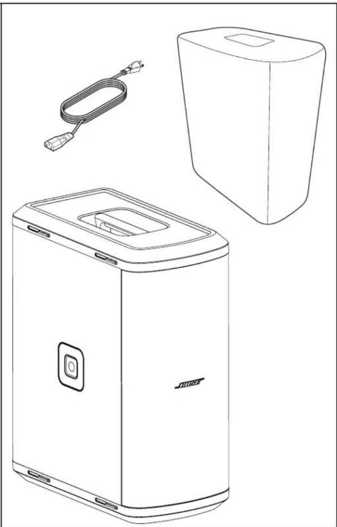 BOSE Sub1 - Acsomag tartalma - 2