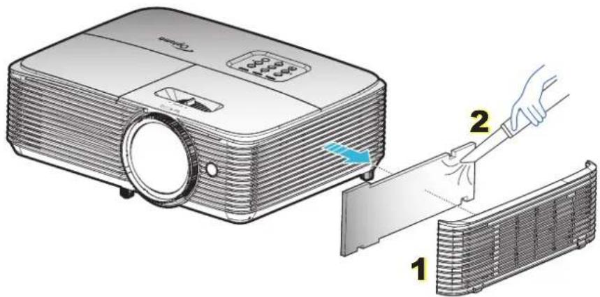 OPTOMA X309ST - 清洁防尘网 - 1