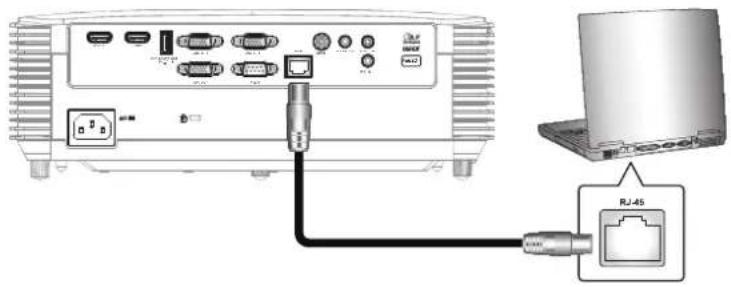 OPTOMA X309ST - LAN RJ45 - 1