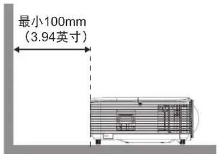 OPTOMA X309ST - 投影机安装注意事项 - 3