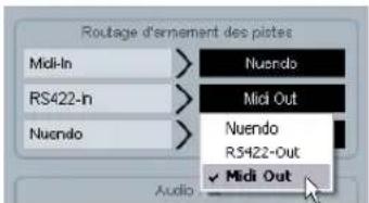 STEINBERG Nuendo SyncStation - Armement des pistes P2 In dans Nuendo - 1