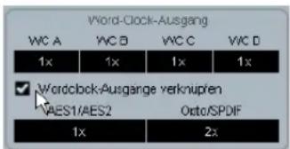 STEINBERG Nuendo SyncStation - Anpassen des Word-Clock-Ausgangs in Nuendo - 2