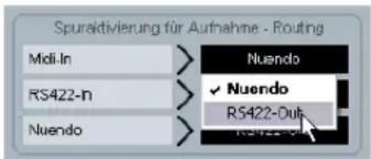 STEINBERG Nuendo SyncStation - MMC-Aufnahme- und -Aufnahmebereitschaft-Befehle in Nuendo - 1