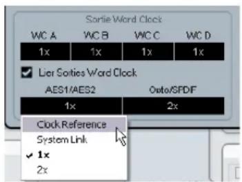 STEINBERG Nuendo SyncStation - Configuration des sorties d'horloge AES dans Nuendo - 1