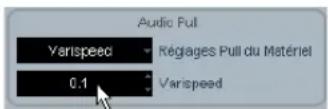STEINBERG Nuendo SyncStation - Varispeed dans Nuendo - 1
